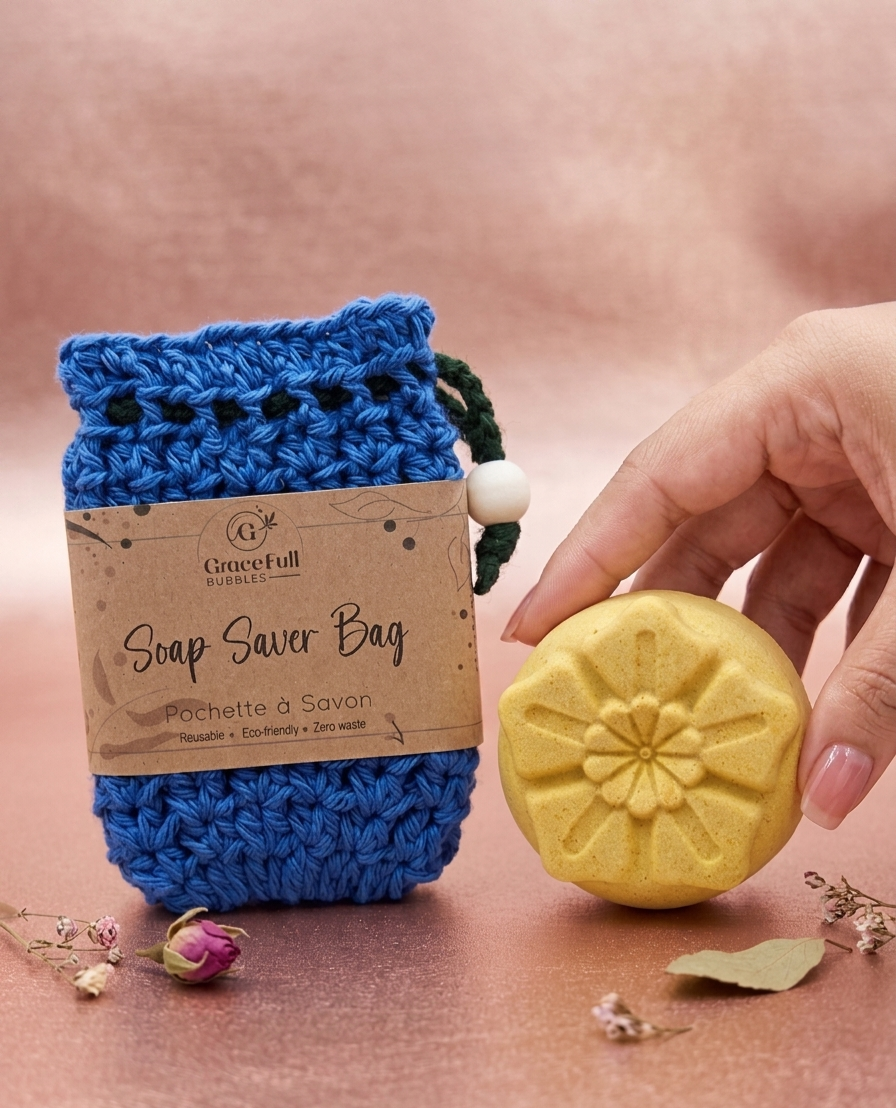 Cotton Soap Saver Bag