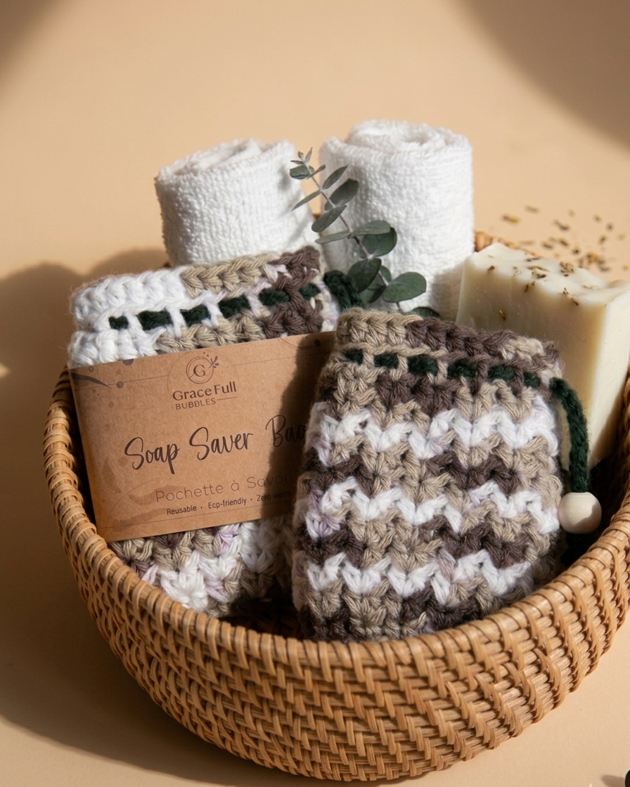 Cotton Soap Saver Bag